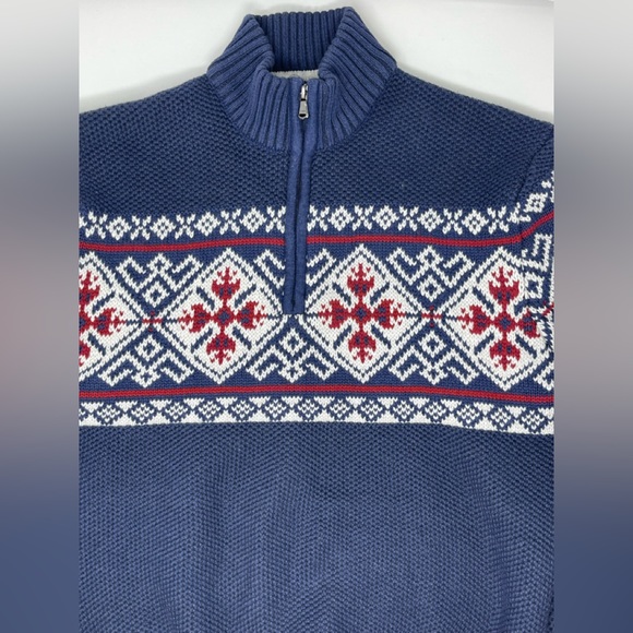 Men’s IZOD Blue Sweater - Picture 2 of 8